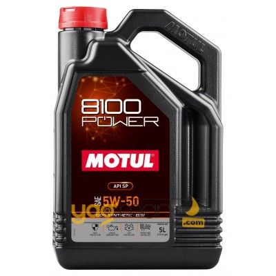 Motul 8100 Power Ester 5W-50 - 5 L